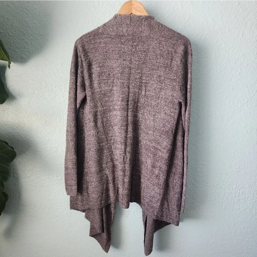 Barefoot dreams cozy chic ultra lite Open front cascade cardigan sweater